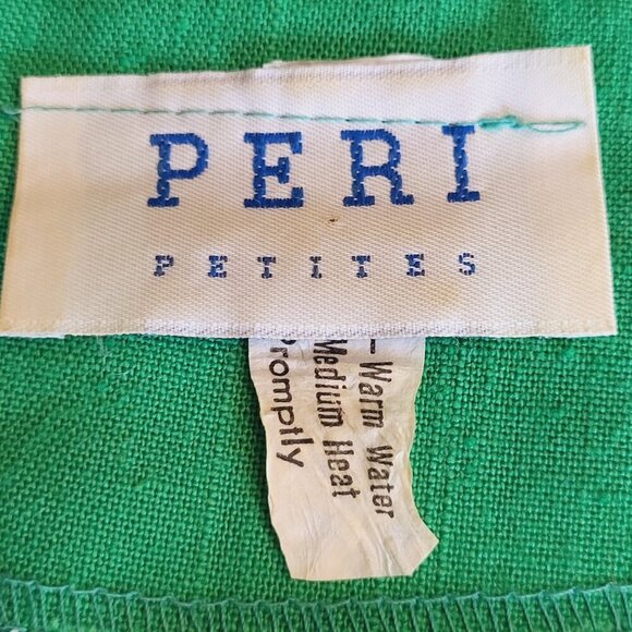 Peri Petites ~ Sz 12 ~ Vintage 70’s (or older)  Dress ~  VERY GOOD  Condition!! - Picture 11 of 12